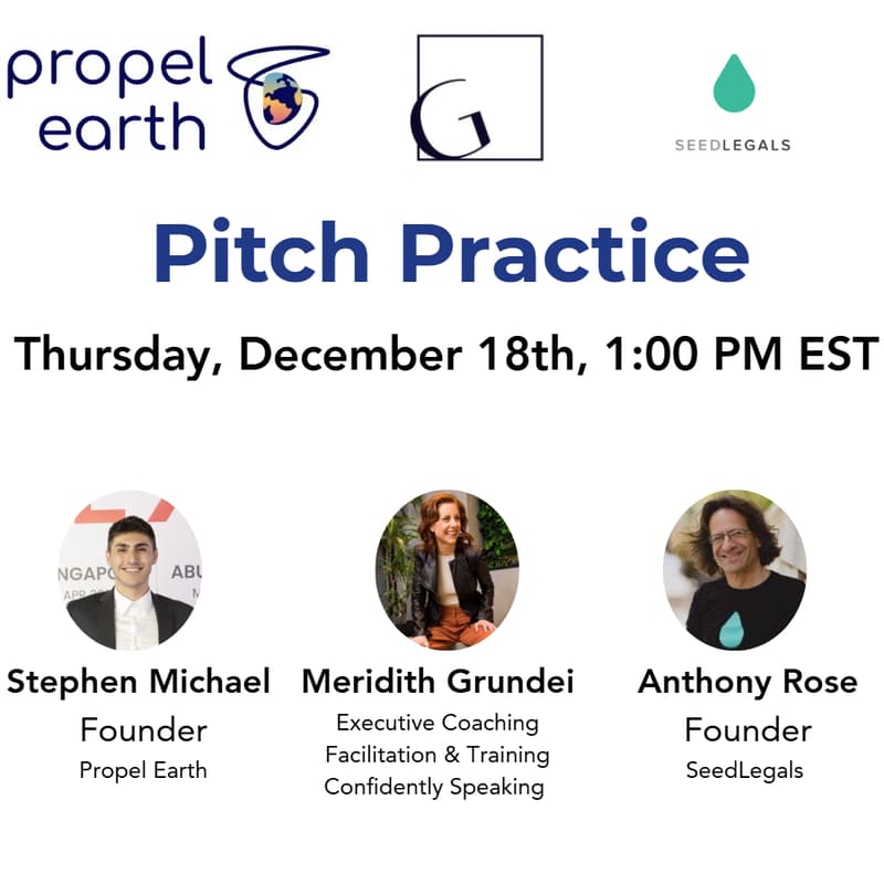 Cover Image for Pitch Practice with Meridith Grundei and Anthony Rose