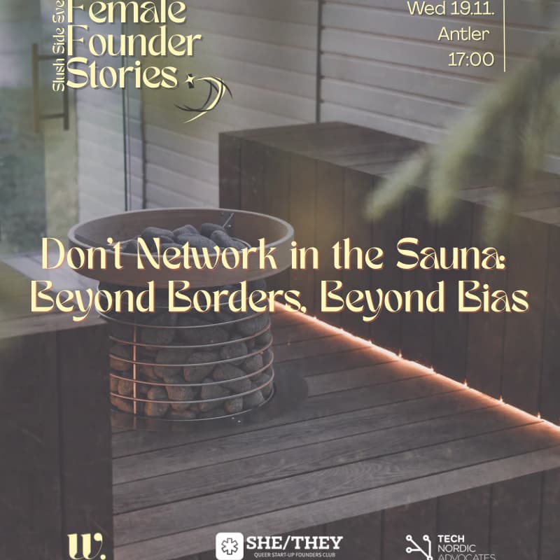 Cover Image for Don't network in Sauna - Slush side event
