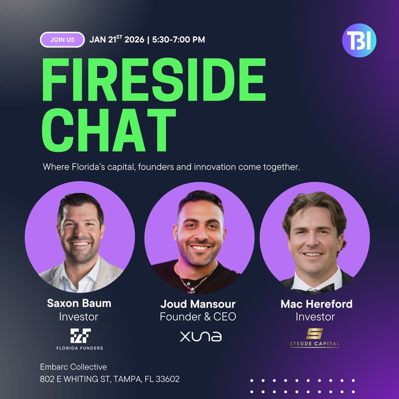 Cover Image for Florida Funders: A Fireside Chat with Saxon Baum | Joud Mansour | Mac Hereford
