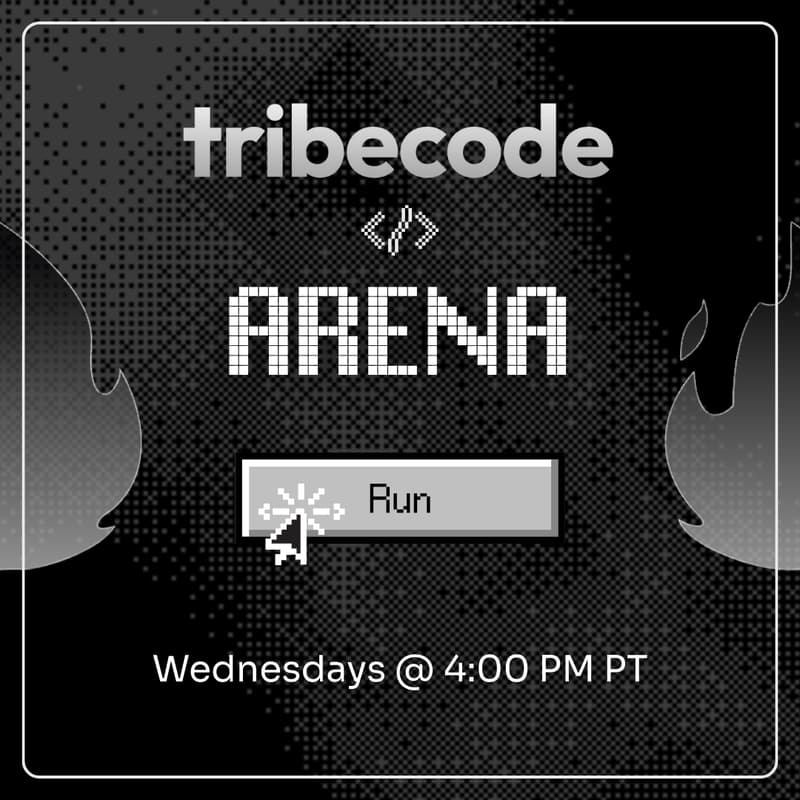 Cover Image for tribecode arena weekly AI engineers meetup