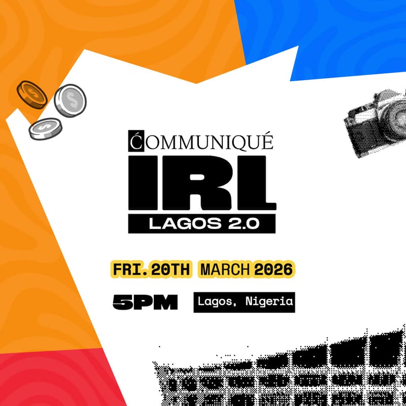 Cover Image for Communiqué IRL Lagos 2.0