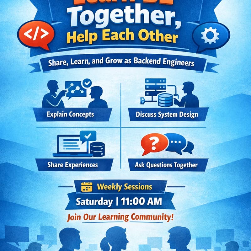 Cover Image for Learn Backend Together, Grow Together - Episode 2