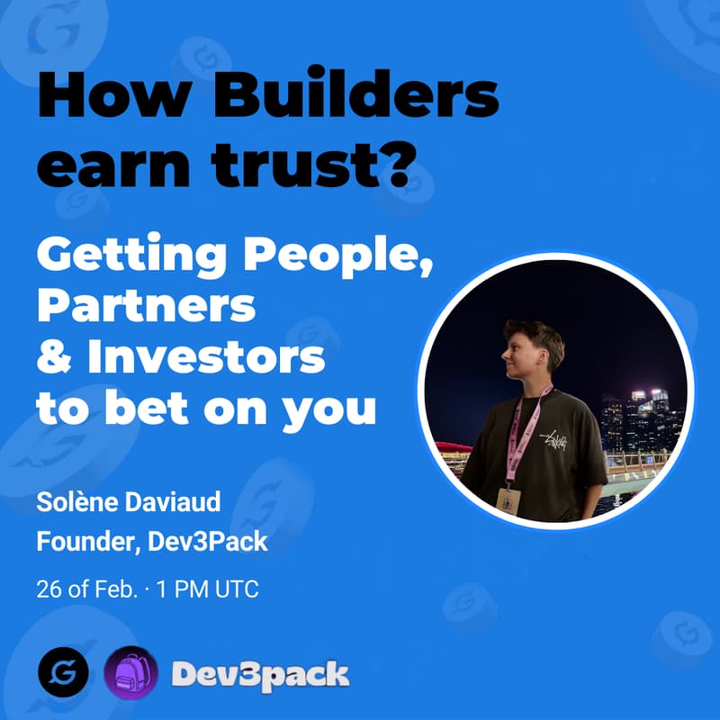 Cover Image for How Builders Earn Trust: Getting People, Partners & Investors to Bet on You