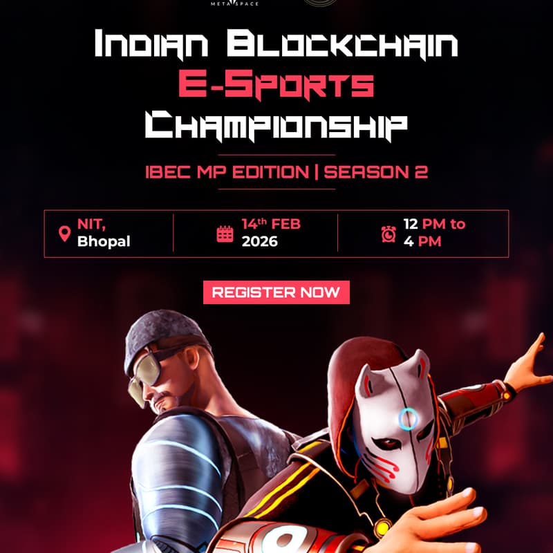 Cover Image for Indian Blockchain E-Sports Championship (Madhya Pradesh Edition Season 2)
