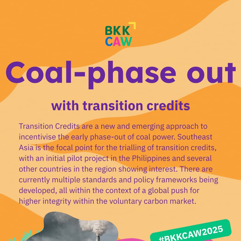 Cover Image for Coal-phase out with transition credits ปลดระวางถ่านหินเพื่อการเปลี่ยนผ่าน