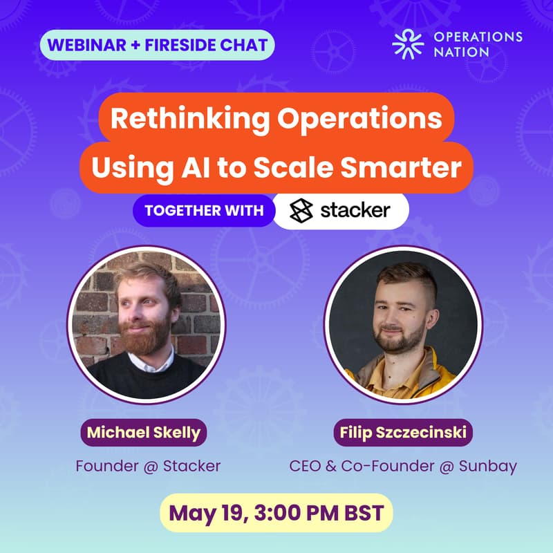 Cover Image for Rethinking Operations: Using AI to Scale Smarter