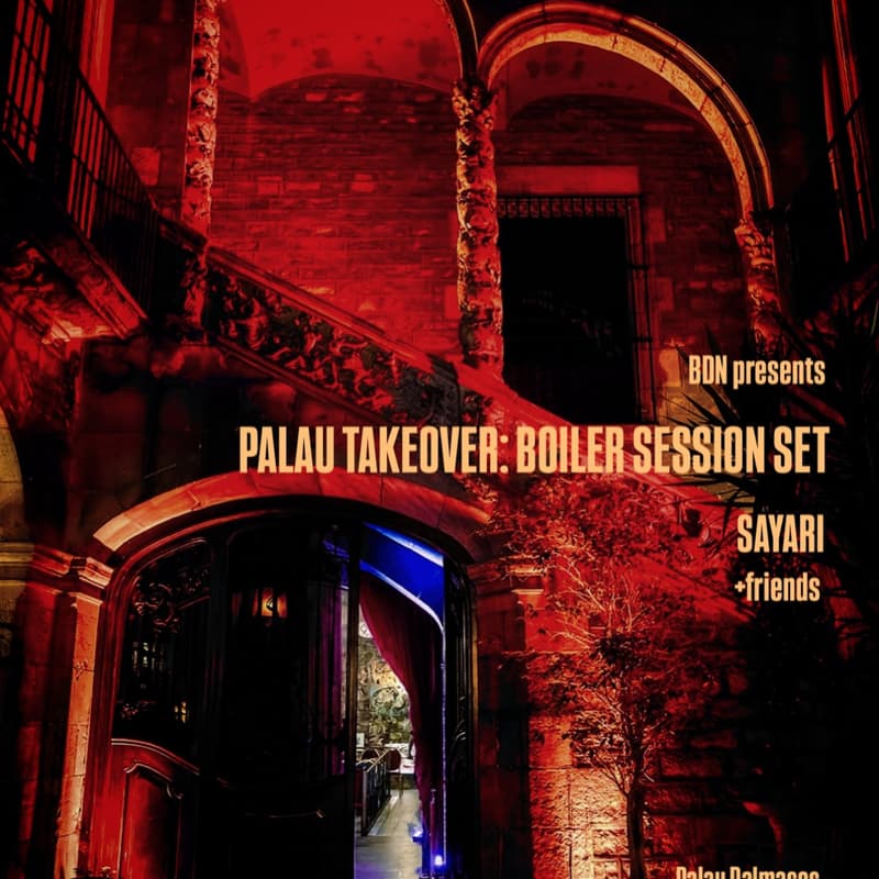 Cover Image for PALAU TAKEOVER ★ Boiler Session feat. SAYARI & Friends