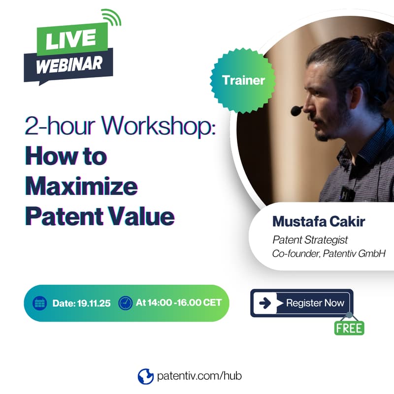 Cover Image for Workshop | How to Maximize Patent Value