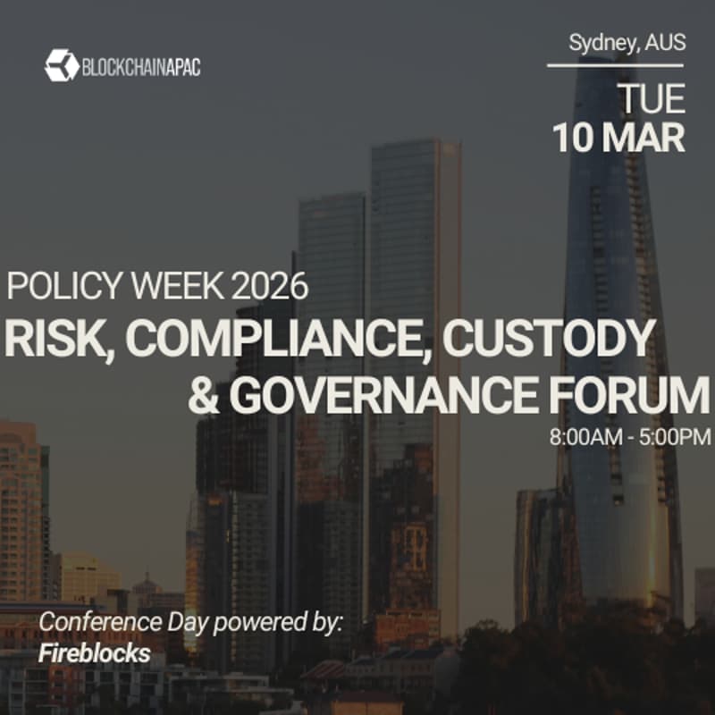 Cover Image for Policy Week 2026: Risk, Compliance, Governance & Custody Forum powered by Fireblocks