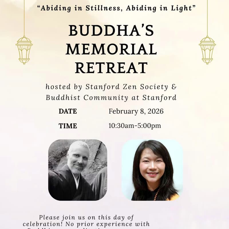 Cover Image for Buddha's Memorial 1 Day Retreat