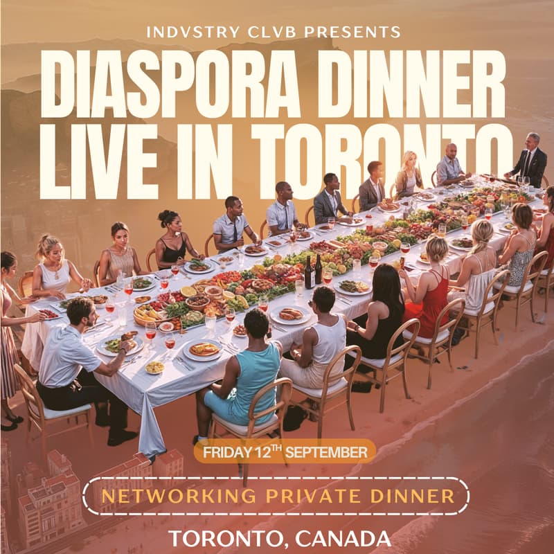 Cover Image for TIFF DIASPORA DINNER – Toronto International film festival edition