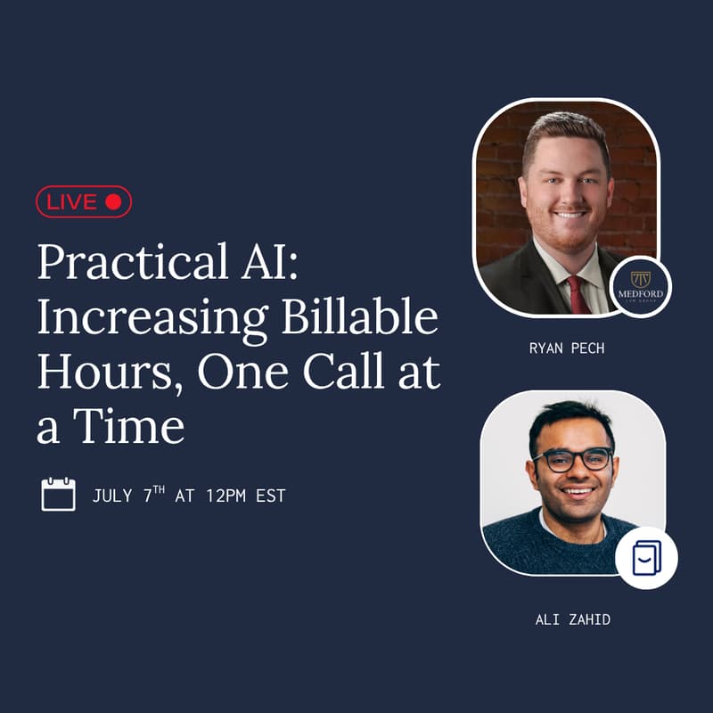 Cover Image for Practical AI: Increasing Billable Hours, One Call at a Time