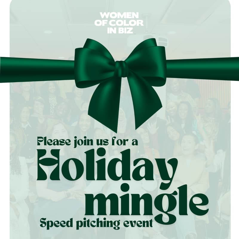 Cover Image for Holiday Mingle + Speed pitching event