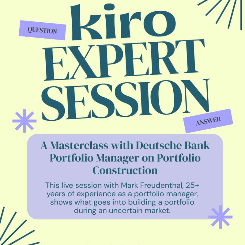 Cover Image for Time in the Market > Timing the Market: A Masterclass with Deutsche Bank Portfolio Manager on Portfolio Construction