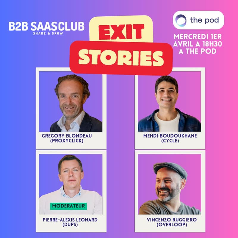 Cover Image for Exit Stories by B2B SaaS Club (partner event ✨)