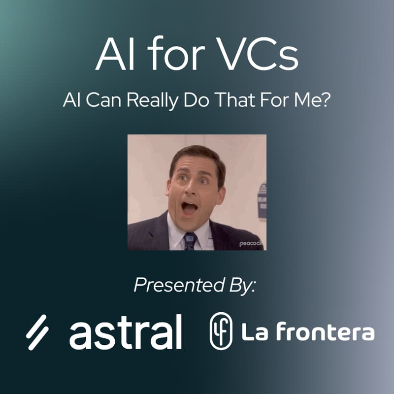 Cover Image for AI for VCs: AI Can Really Do That For Me?