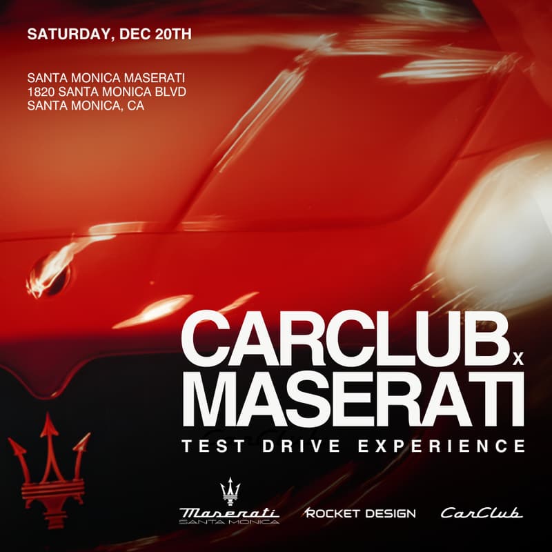 Cover Image for CarClub x Santa Monica Maserati - Holiday Test Drive & Car Show Experience