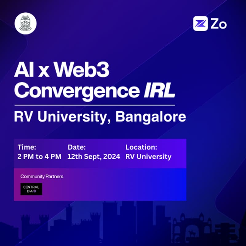 Cover Image for Zo AI x Web3 Convergence IRL RV University