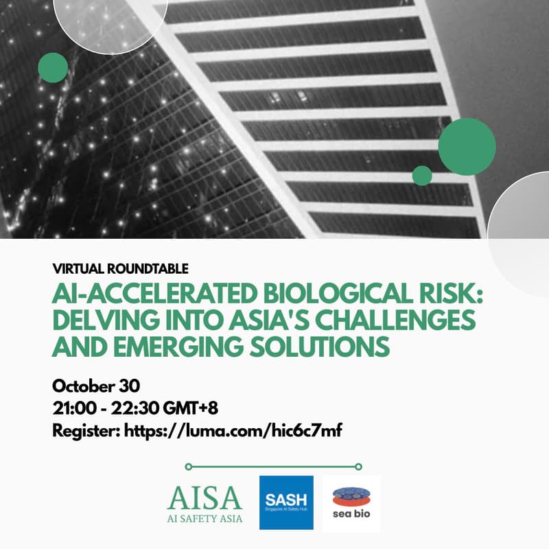 Cover Image for AI-accelerated biological risk: Delving into Asia's challenges and emerging solutions