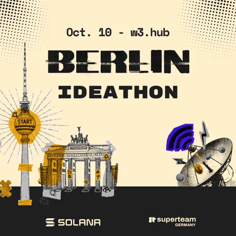 Cover Image for Accelerate Berlin - Solana Ideathon