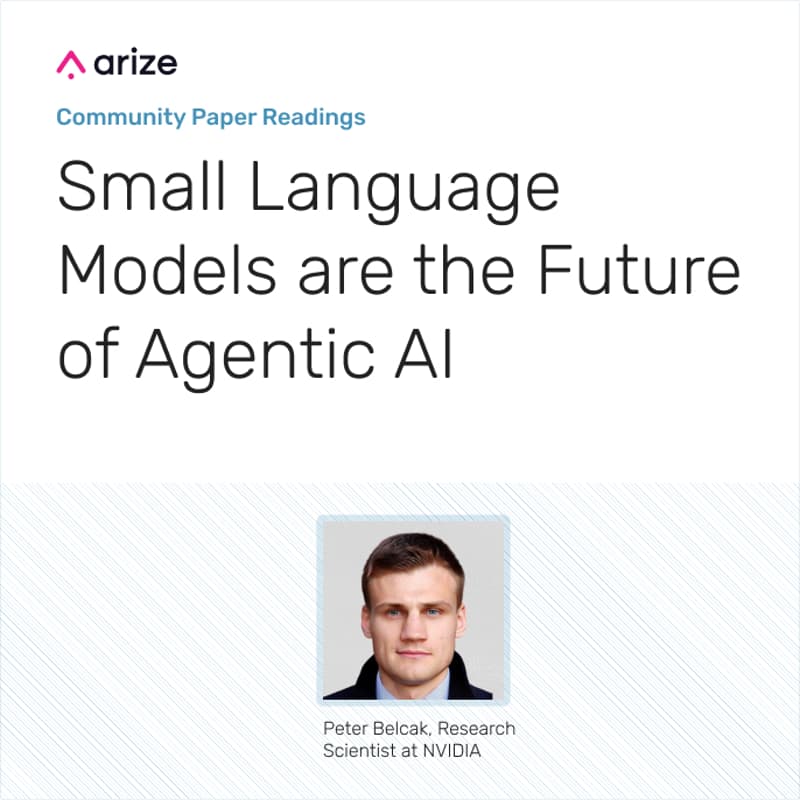 Cover Image for Community Paper Reading: Small Language Models are the Future of Agentic AI