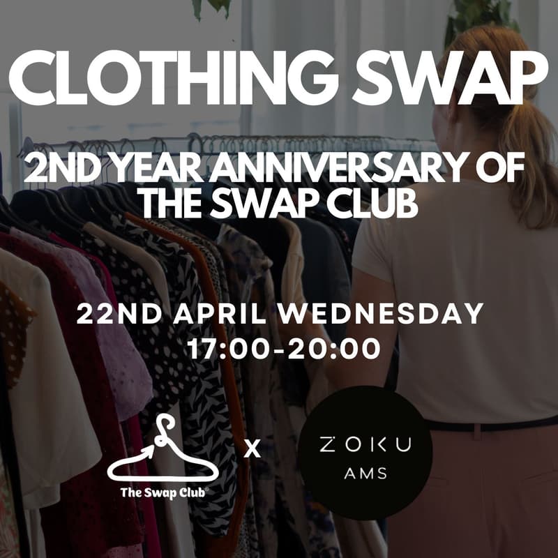 Cover Image for Earth Day Clothing Swap - The Swap Club's second anniversary