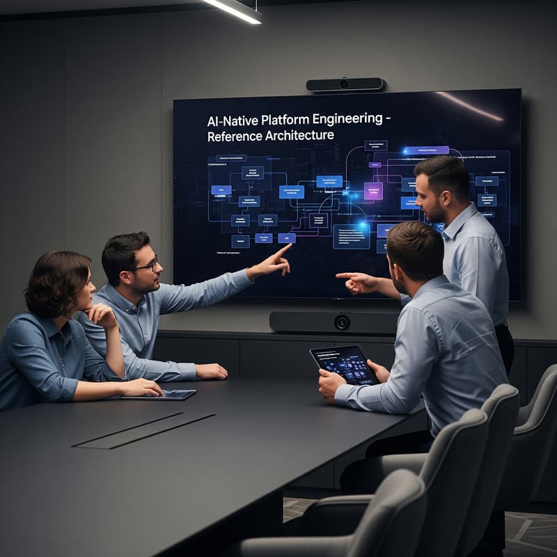 Cover Image for "AI-Native Platform Engineering - Reference Architecture" - Piotr Szwed (presentation + discussion) | Online