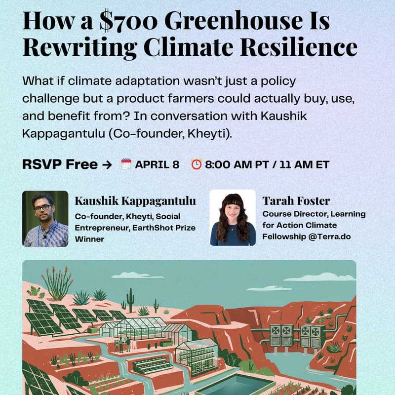 Cover Image for Engineering prosperity: How a $700 greenhouse is rewriting climate resilience