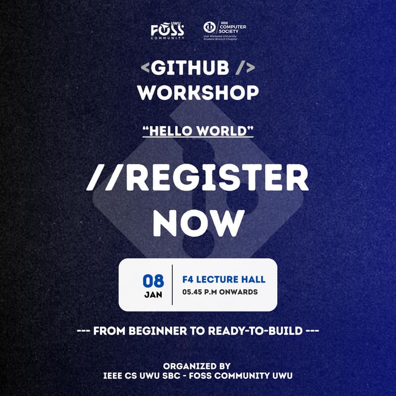 Cover Image for Hello World Github Workshop
