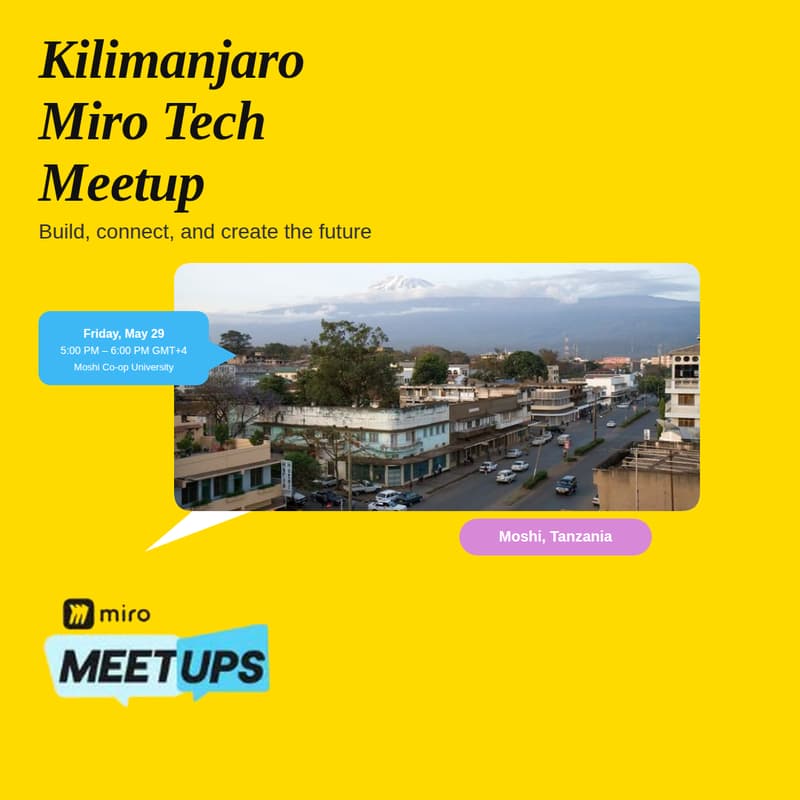 Cover Image for Kilimanjaro Miro tech meetup