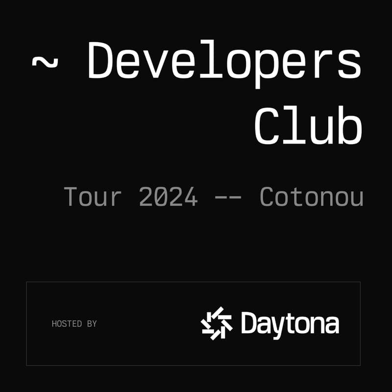 Cover Image for Daytona Developers Club Tour '24, Cotonou