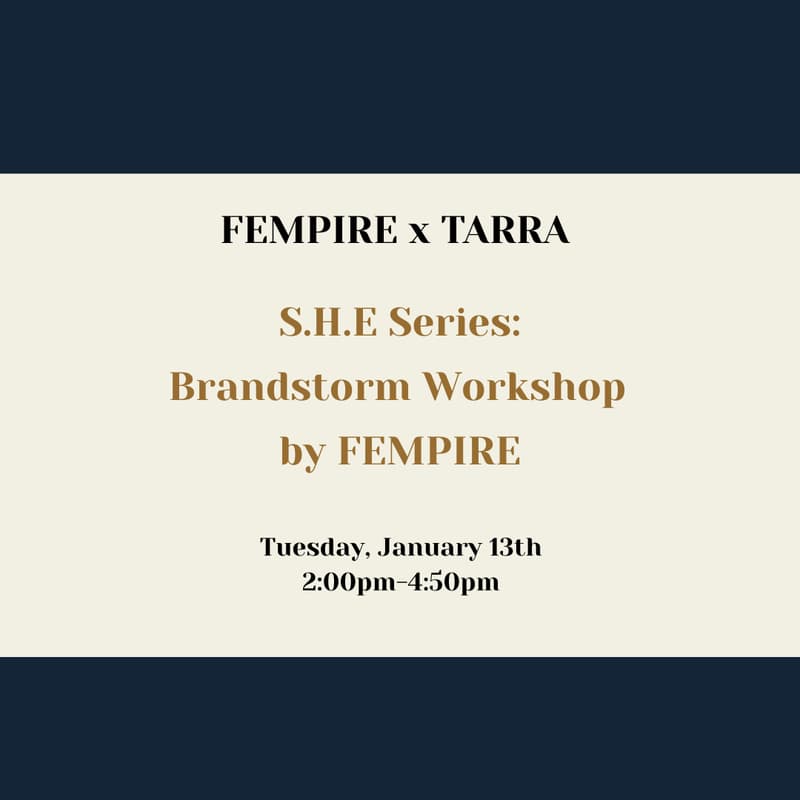 Cover Image for FEMPIRE She Series: Brandstorm Workshop