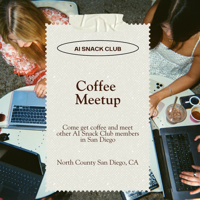 Cover Image for Coffee & Matcha Meetup - San Diego (North County)