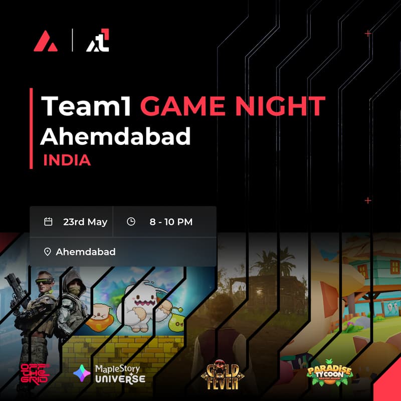 Cover Image for Team1 Game Night: Ahmedabad