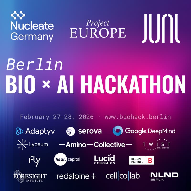 Cover Image for Berlin Bio × AI Hackathon: Pitch Showcase + Afterparty