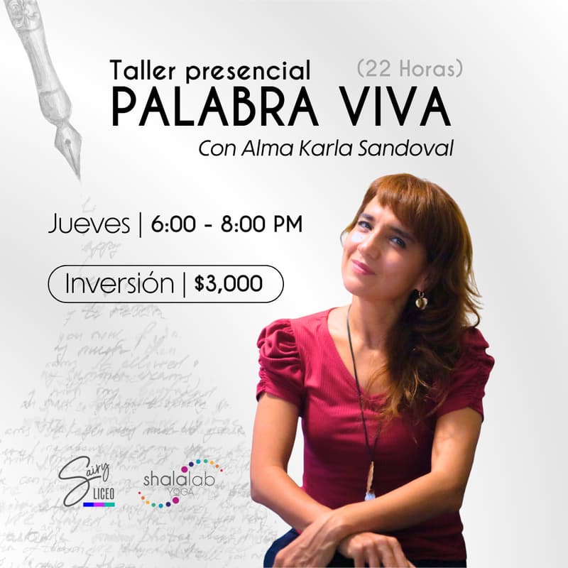 Cover Image for Taller de Poesía con Alma Karla Sandoval