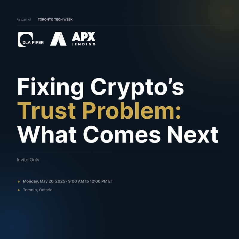 Cover Image for Fixing Crypto's Trust Problem: Regulation, Lending, and What’s Next