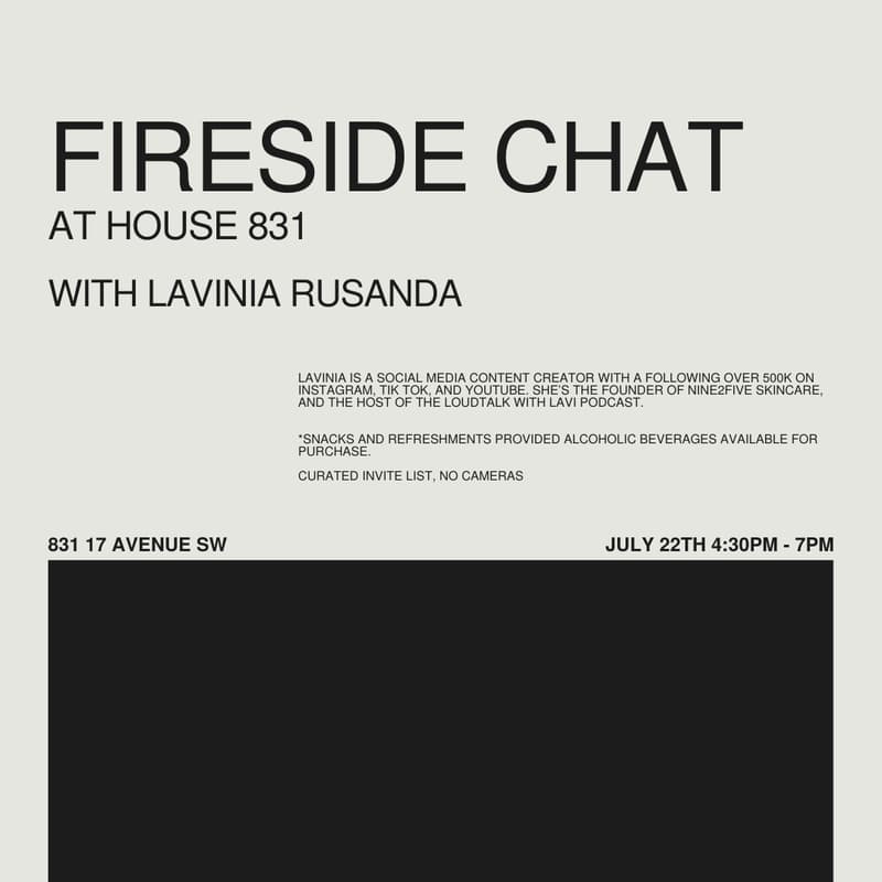 Cover Image for Fireside Chat: Lavinia Rusanda
