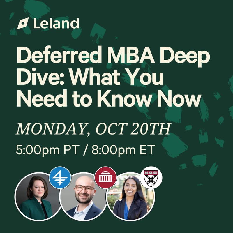 Cover Image for Deferred MBA Deep Dive: What You Need to Know Now