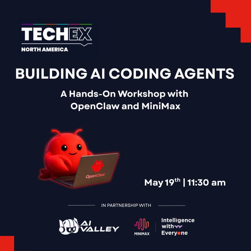 Cover Image for TECHEX: BUILDING AI CODING AGENTS W/ MiniMax
