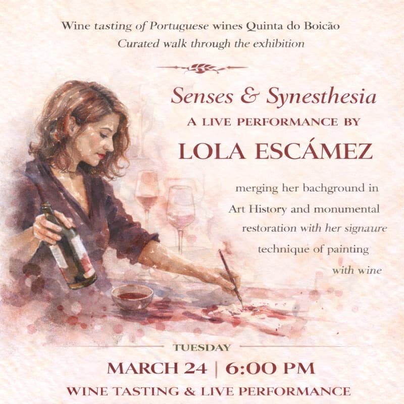 Cover Image for Wine Tasting & Live Performance — Senses & Synesthesia