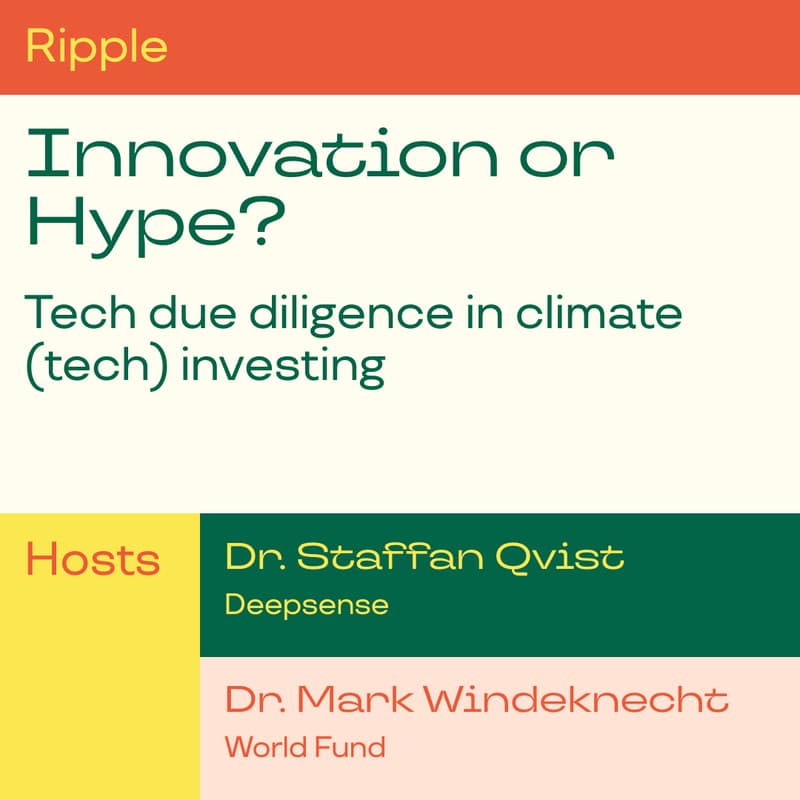 Cover Image for 🟢 Innovation or Hype? Tech due diligence in climate (tech) investing