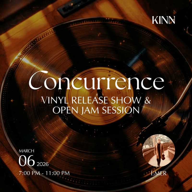 Cover Image for Concurrence - Vinyl Release Show & Open Jam Session
