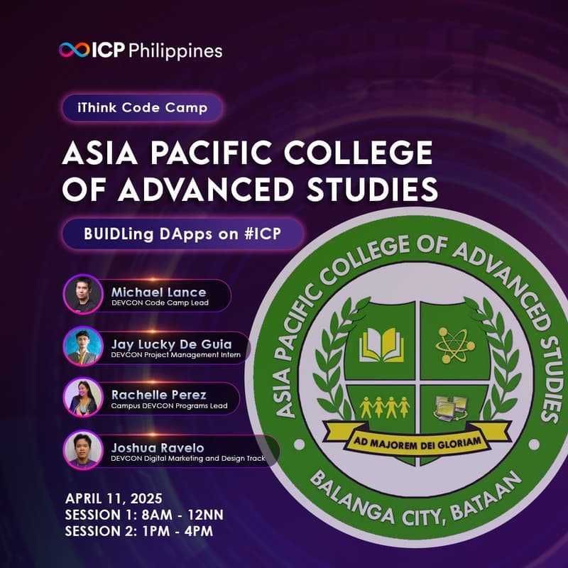 Cover Image for iThink Code Camp: Asia Pacific College of Advanced Studies