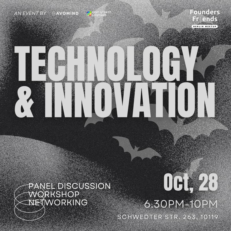 Cover Image for Founders & Friends Berlin Meetup - Technology & Innovation