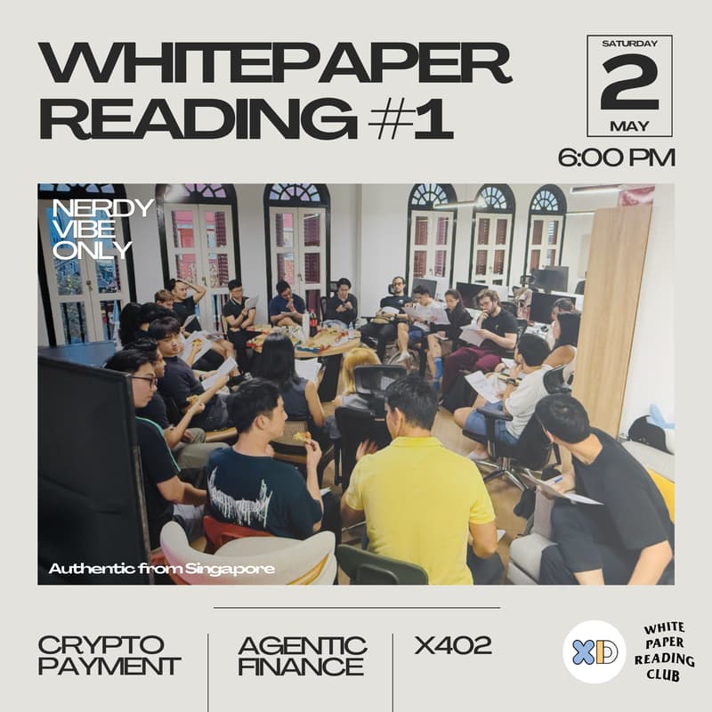 Cover Image for Whitepaper Reading #1 - Agentic Finance by WPRC
