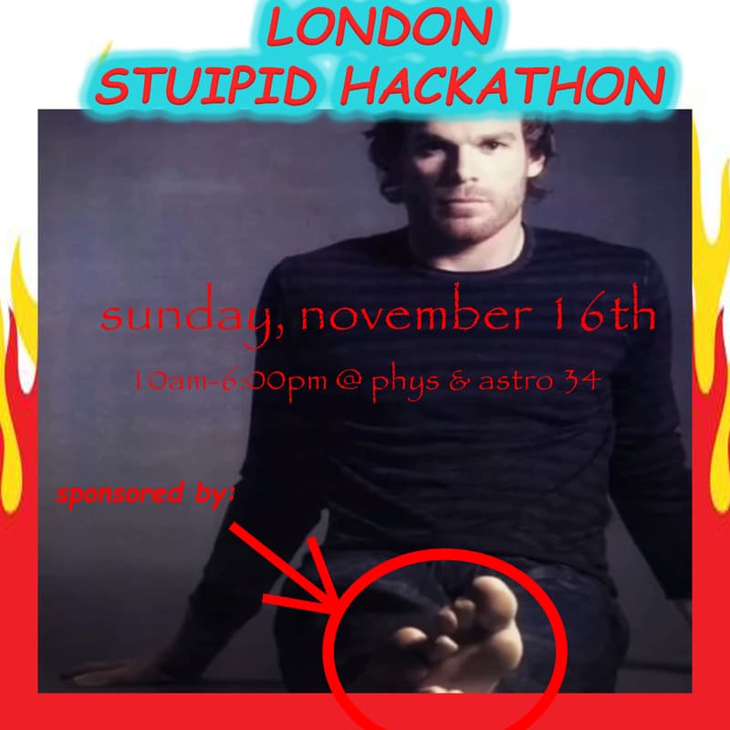 Cover Image for stupid hackathon @ western