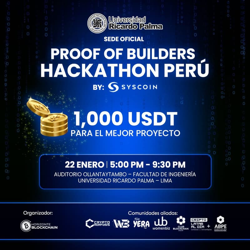 Cover Image for Proof of Builders – Perú | 3.ª Hackathon