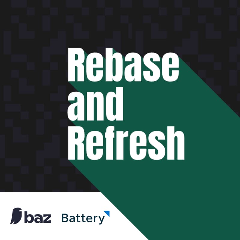 Cover Image for Rebase, Refresh Happy Hour with Baz and Battery at the AI Code Summit