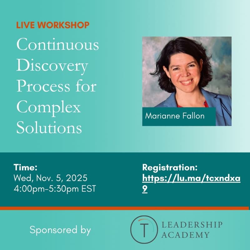 Cover Image for Continuous Discovery Process for Solving Complex Solutions